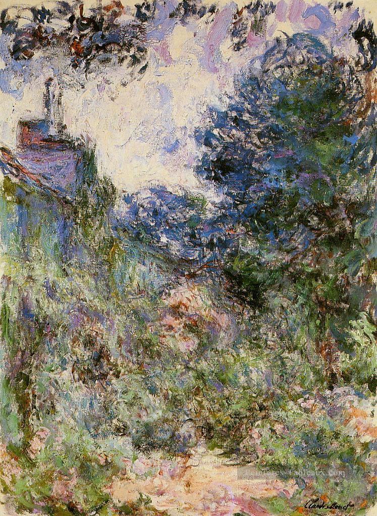 La maison vue du rosier III Claude Monet Peintures à l'huile